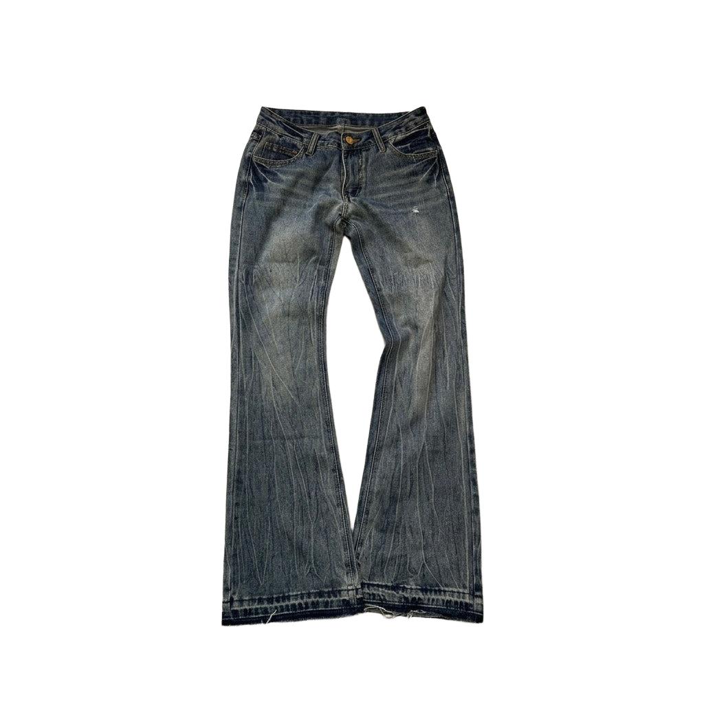 Vintage Y2K Low-Rise Bootcut Jeans – Iconic 2000s-Mkcyberr