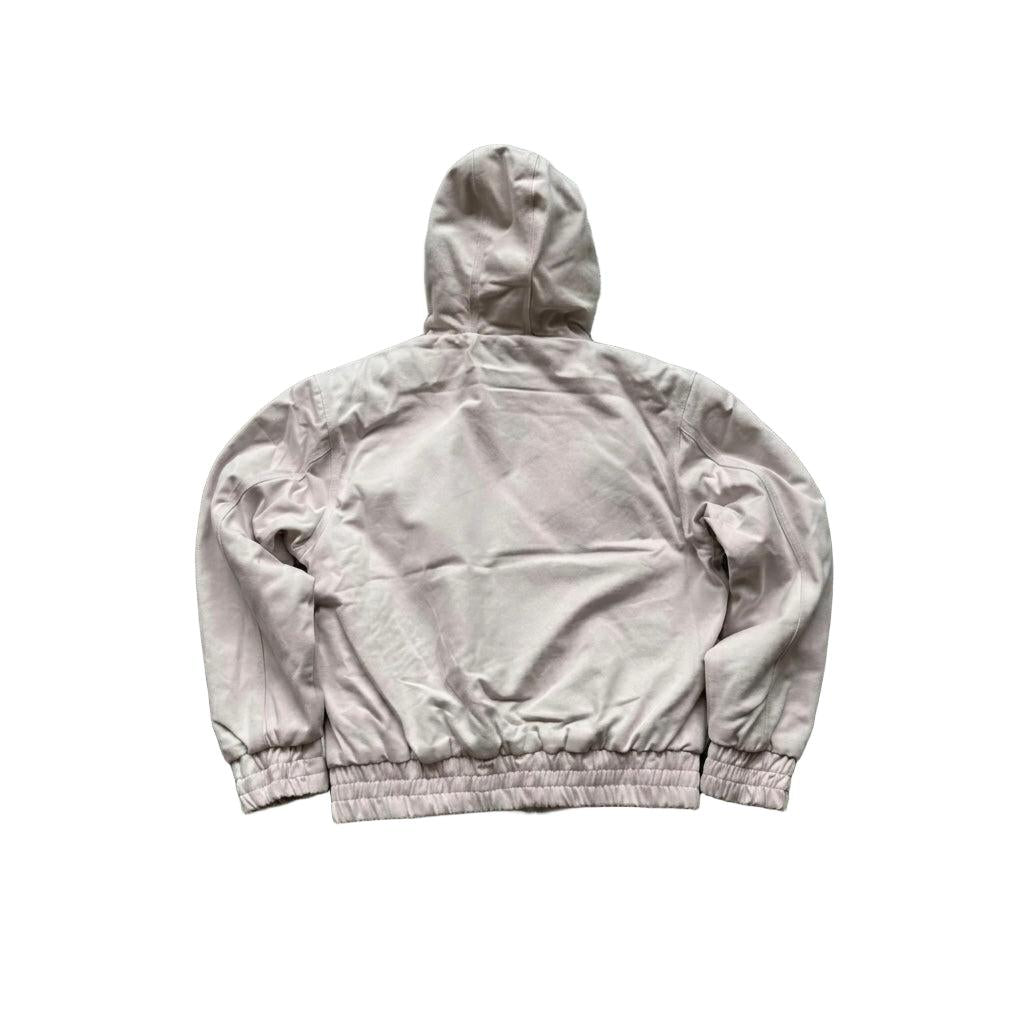 Pink Sakura Cherry Blossom Workwear Jacket – Heavyweight Canvas-Mkcyberr