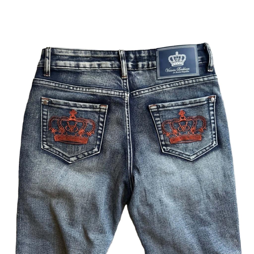 Bootcut Red Crown Rhinestone Edition-Mkcyberr