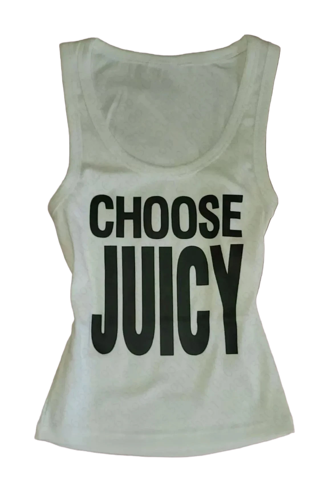 Canotta Donna “Choose Juicy” Bianca – Top Estivo Casual