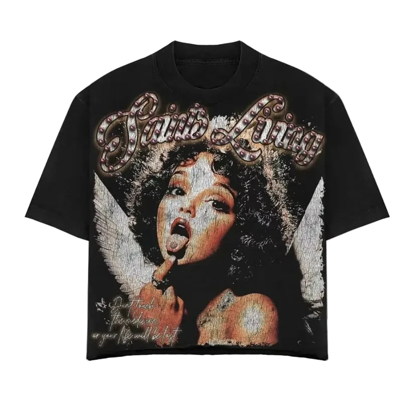 T shirt y2k man bold angel