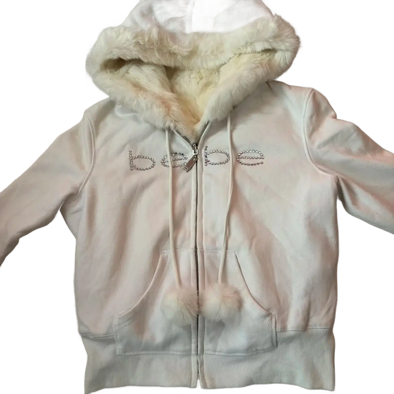 Vintage hoodie bebe zip up