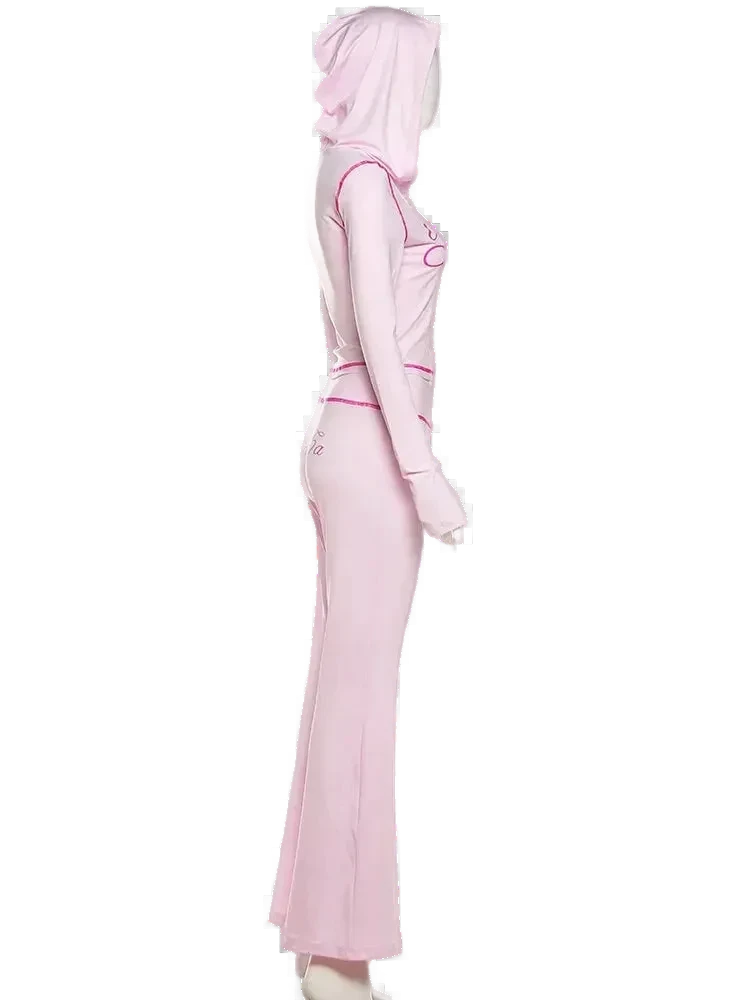 Tracksuit pink rosé-set