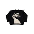 Black Knit Sweater Cozy & Oversized-Mkcyberr