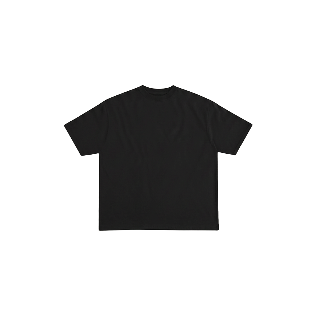 "FEARLESS" Oversize Graphic Tee – Heavyweight Black-Mkcyberr