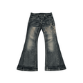 Flare Embroidered Jeans Low Rise Extra Wide-Mkcyberr