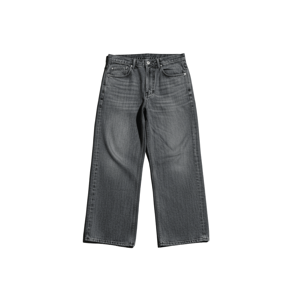 "Hellfire Skull" Grunge Baggy Jeans – Vintage Acid Wash-Mkcyberr