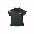 Black New York Yankees Polo with exclusive sleeve patch and slim fit design