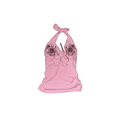 Pink Satin Halter Top Coquette Aesthetic-Mkcyberr
