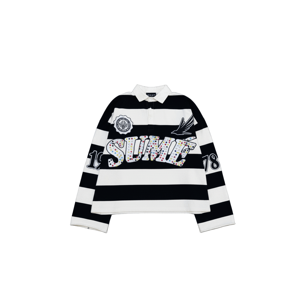 Vintage Striped Rugger Polo - Trendy and Stylish Shop the SUME Vintage Striped Rugger Polo for a trendy striped shirt. Experience comfort and style with bold stripes and premium details!