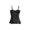 Polka Dot Cami Top - Black Satin Tank in Y2K Style Discover the Polka Dot Cami Top - Black Satin Tank, a vintage-inspired piece featuring a flared hem and playful polka dot design perfect for any outfit!